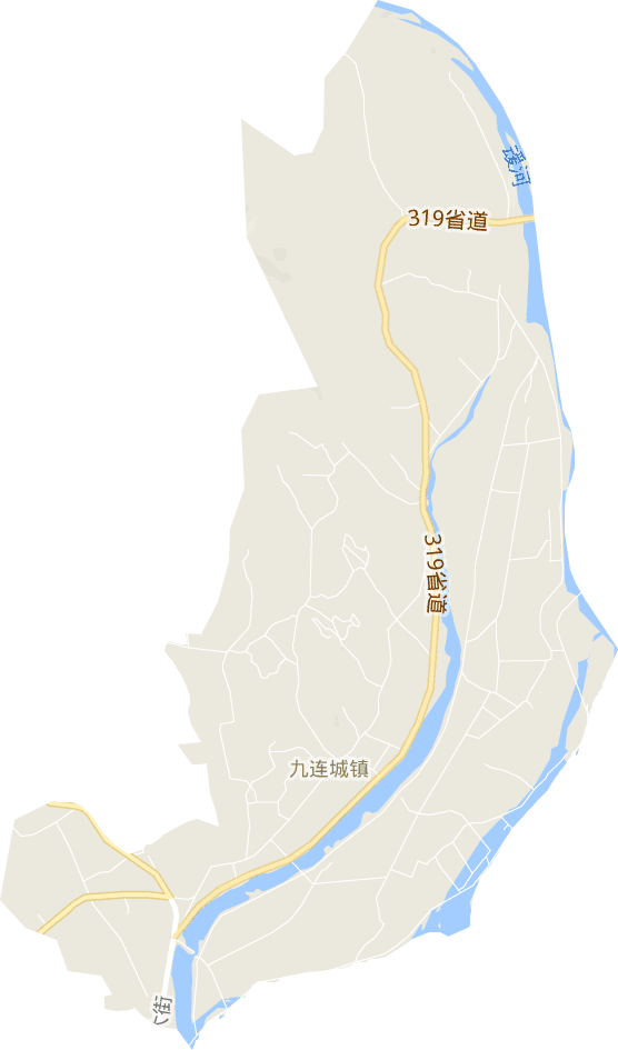 九连城镇电子地图
