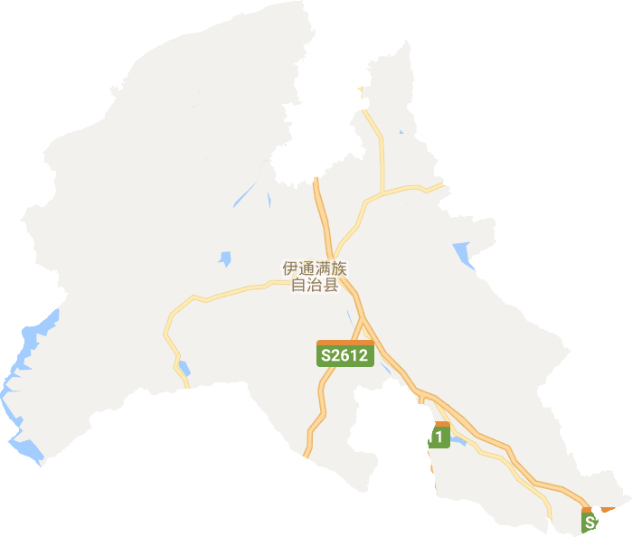伊通满族自治县电子地图