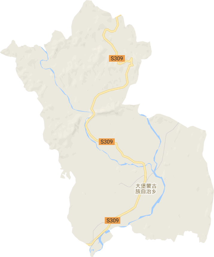 大堡蒙古族乡电子地图