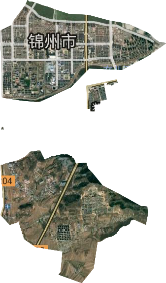 凌南街道卫星图