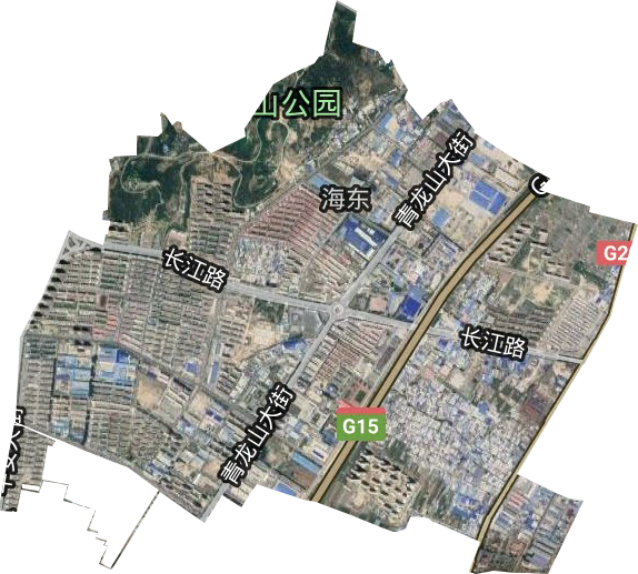 海东街道卫星图