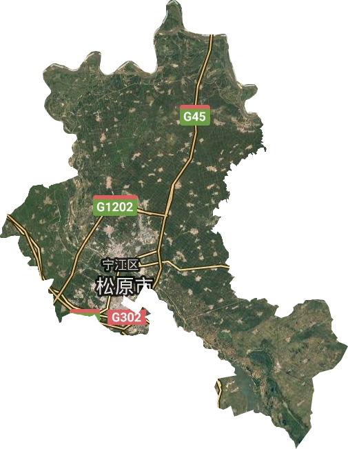 宁江区卫星图