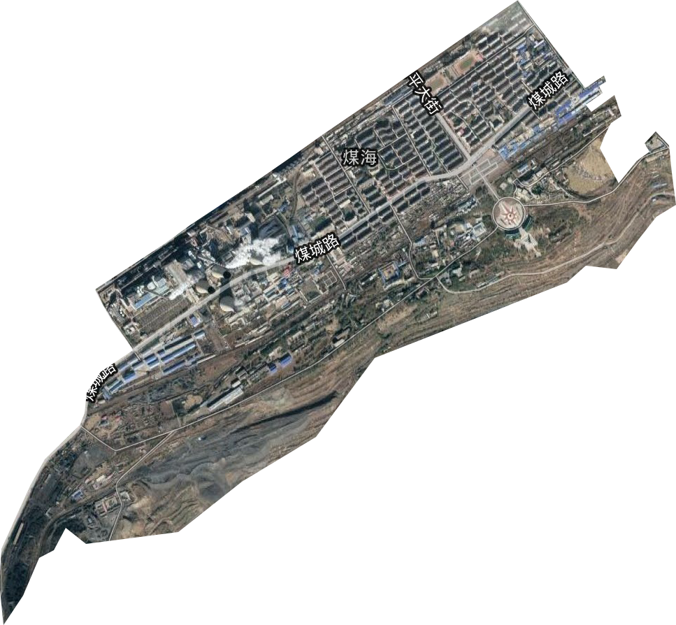 煤海街道卫星图