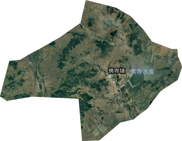 佛寺镇卫星图