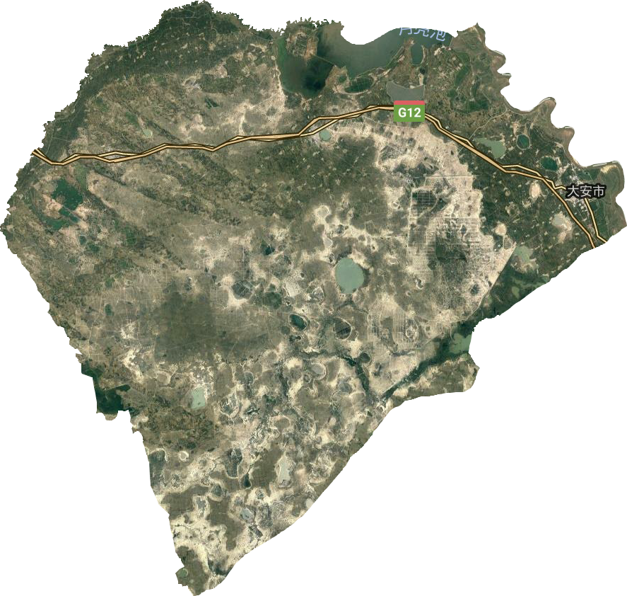 大安市卫星图