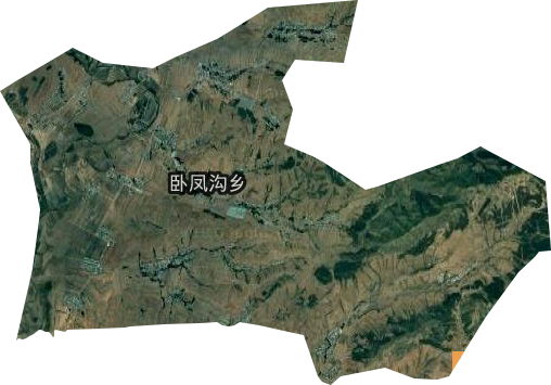 卧凤沟乡卫星图