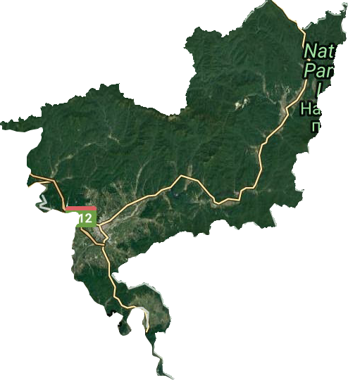 珲春市卫星图