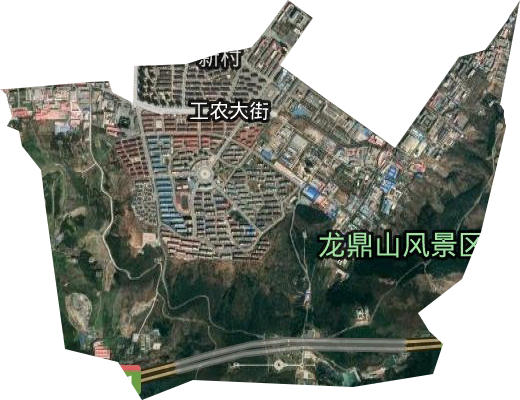 新村街道卫星图