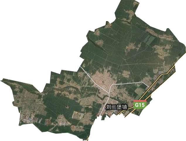 刘二堡镇卫星图