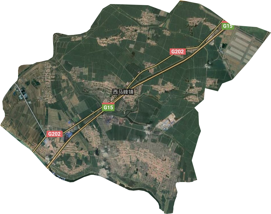 西马峰镇卫星图
