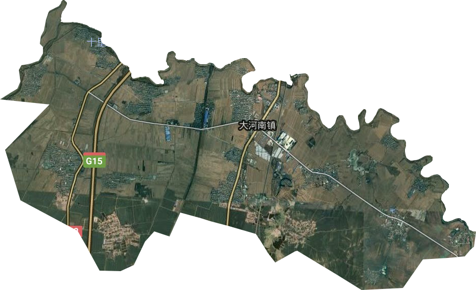 大河南镇卫星图