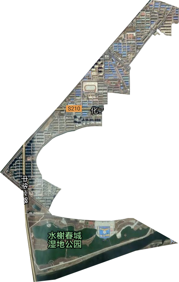 化工街道卫星图