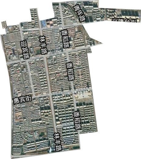振兴街道卫星图