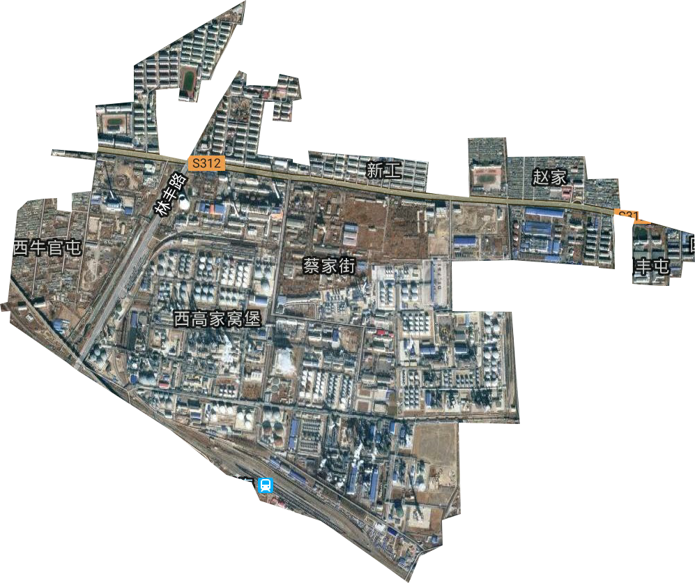 新工街道卫星图