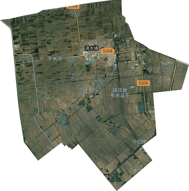清水镇卫星图