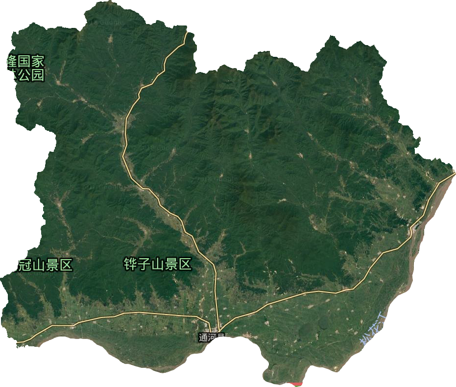 通河县卫星图