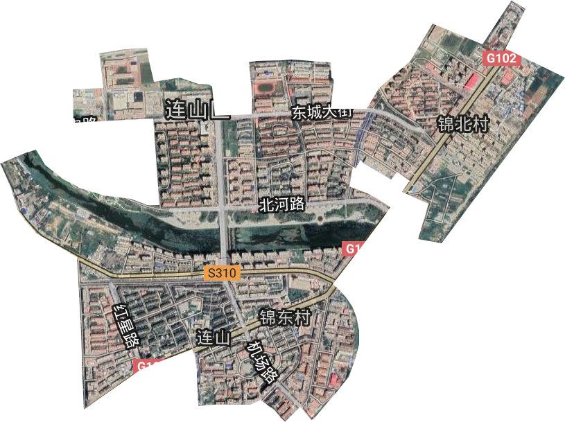 连山街道卫星图
