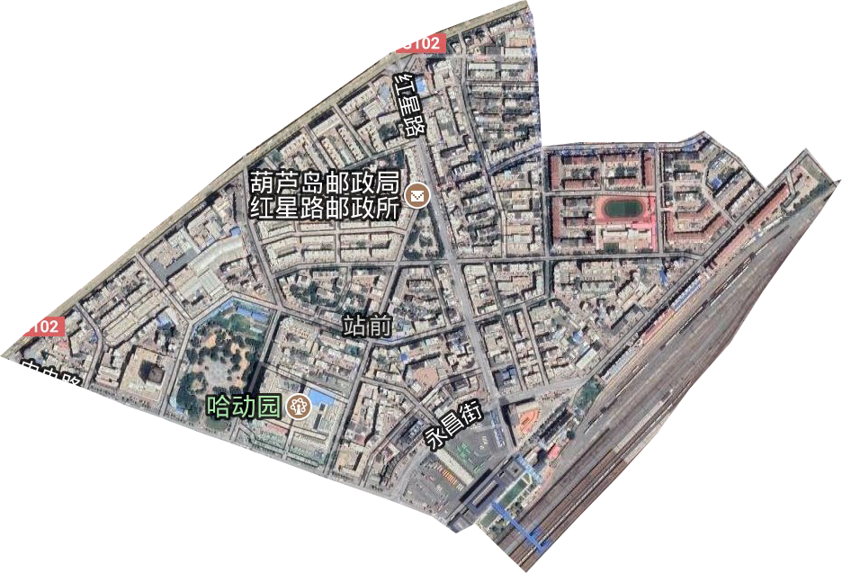 站前街道卫星图