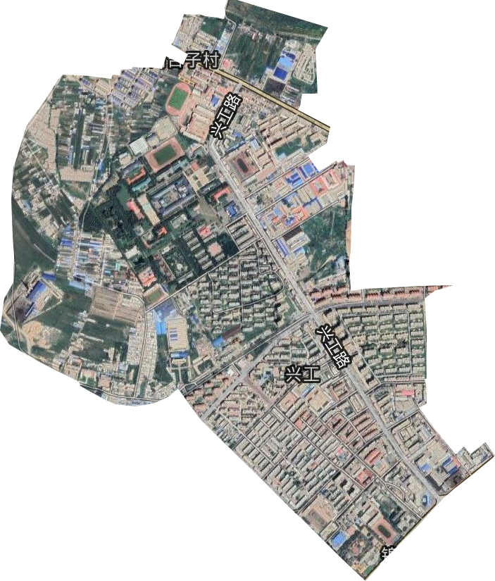 兴工街道卫星图