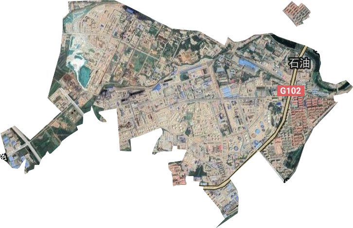 石油街道卫星图
