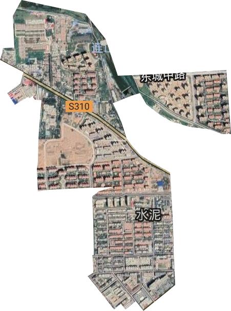 水泥街道卫星图