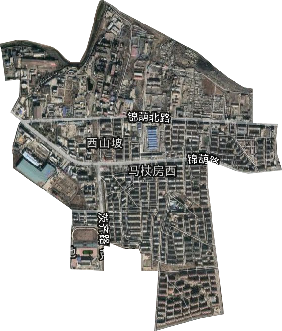 西街道卫星图