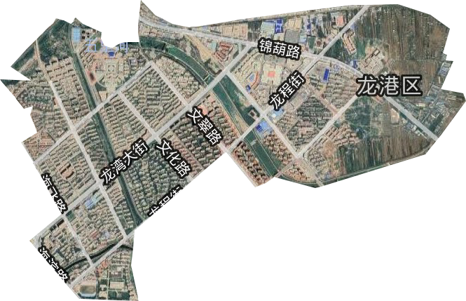 玉皇街道卫星图