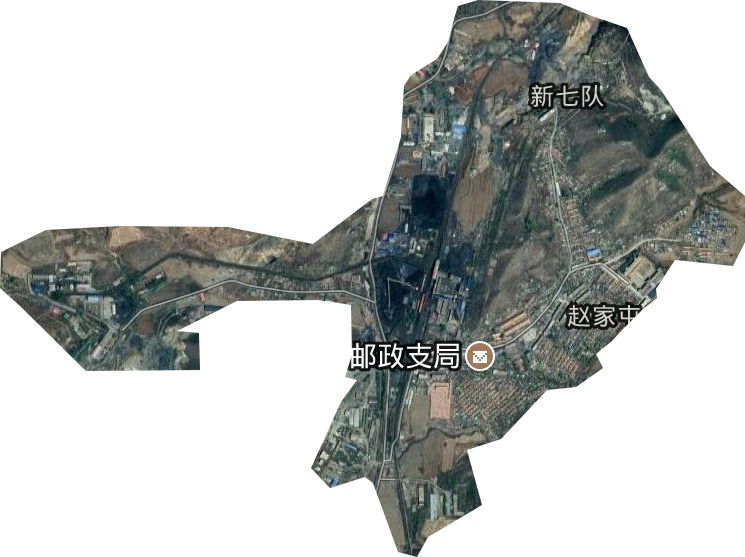 赵家屯街道卫星图