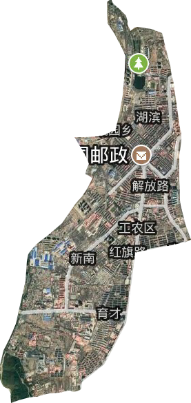 工农区卫星图