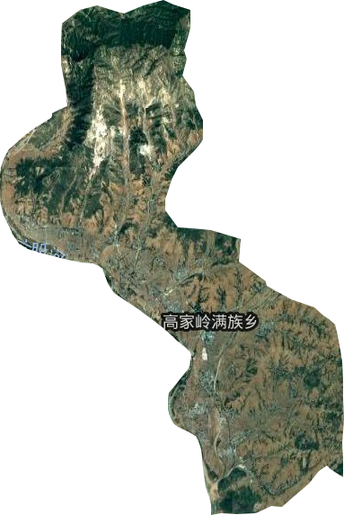 高家岭满族乡卫星图