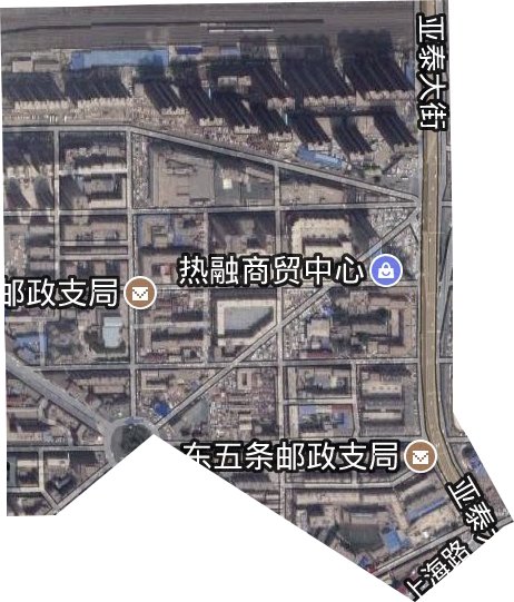 南广街道卫星图