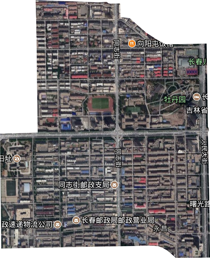永昌街道卫星图