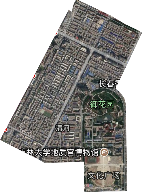清和街道卫星图