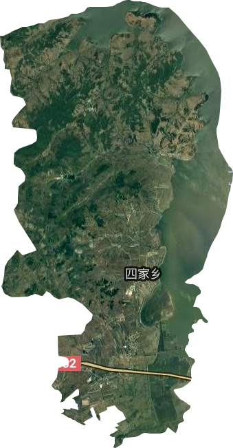 四家乡（长春莲花山生态旅游度假区省级）卫星图