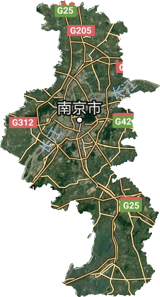 南京市卫星图