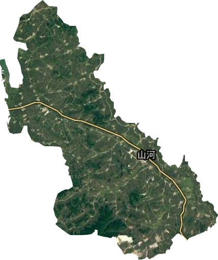山河街道卫星图
