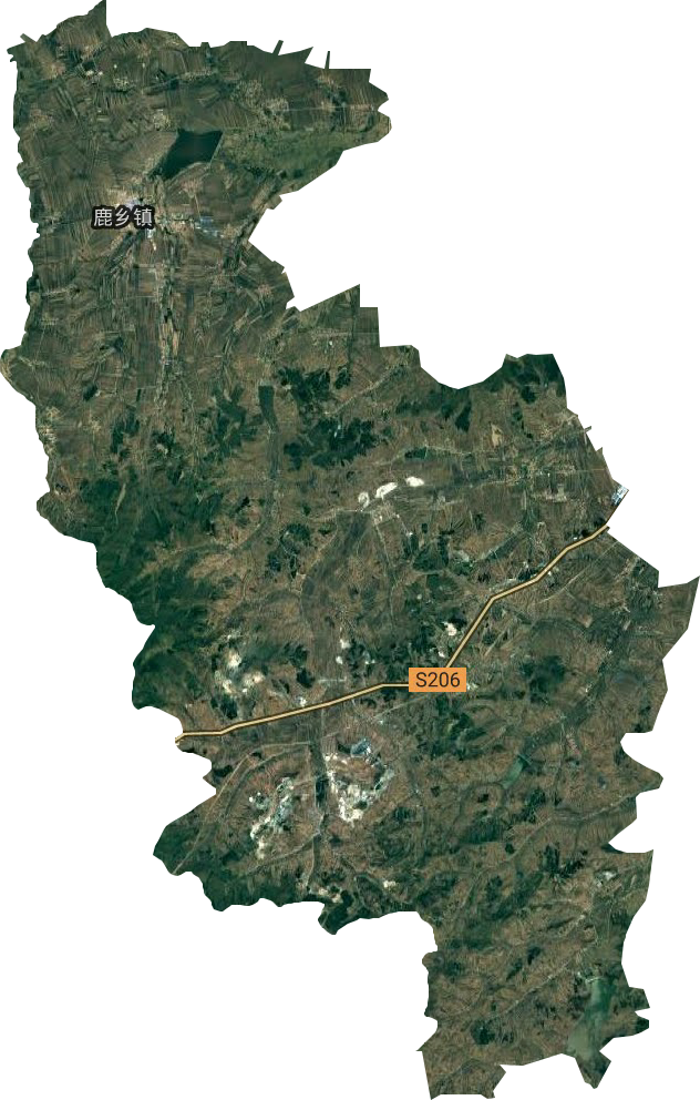 鹿乡镇卫星图
