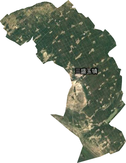 三盛玉镇卫星图