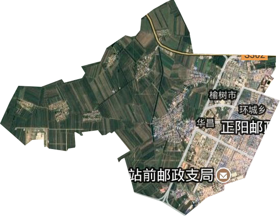 华昌街道卫星图