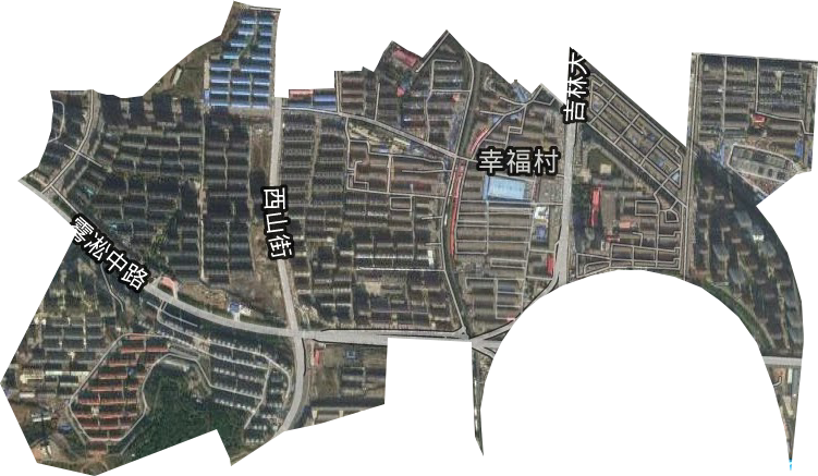 莲花街道卫星图