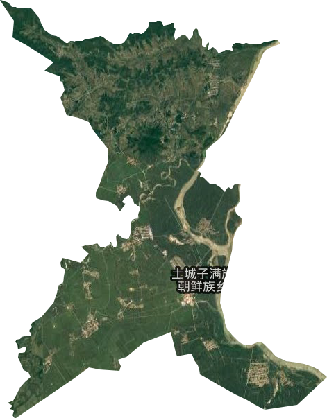 土城子满族朝鲜族乡卫星图