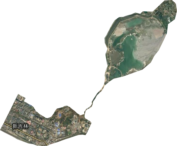 新吉林街道卫星图