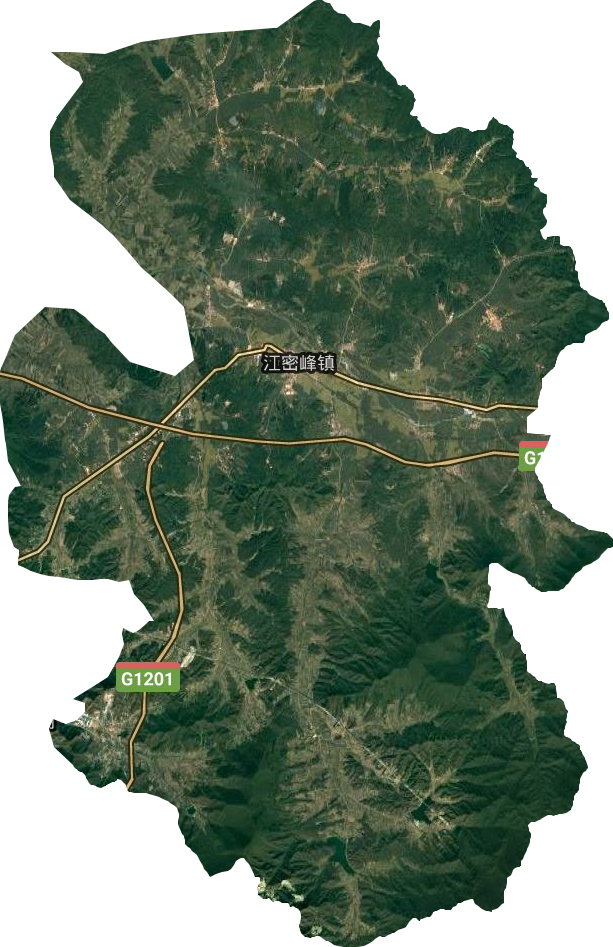 江密峰镇卫星图