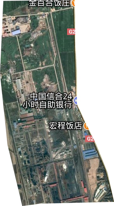金珠工业区卫星图