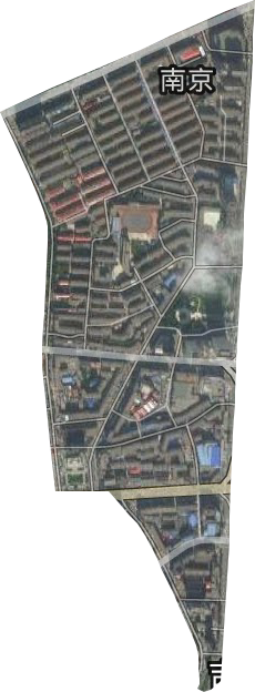 南京街道卫星图