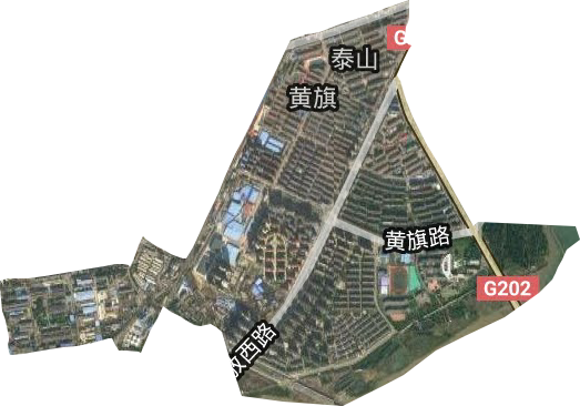 黄旗屯街道卫星图