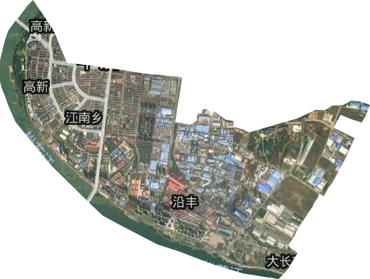 高新开发区街道卫星图