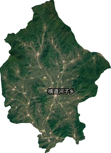 横道河子乡卫星图