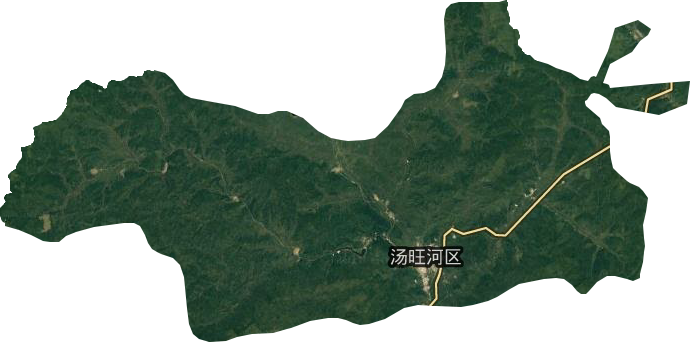 汤旺河区卫星图