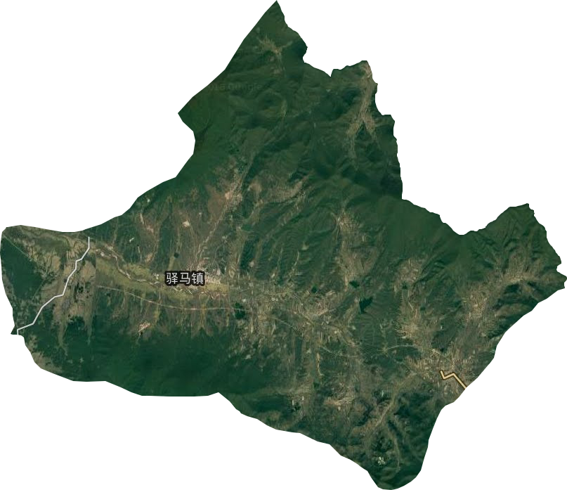 驿马镇卫星图
